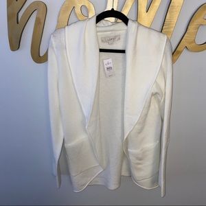 3/$25 LOFT Cream Cozy Cardigan Blazer Sweater